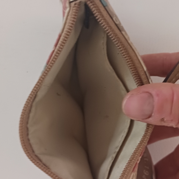 Coach Multicolor Circle Pattern Wristlet Clutch - Picture 4 of 5